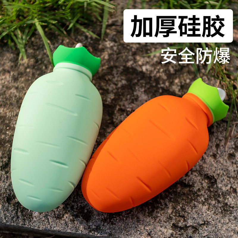 硅胶注水热水袋 防爆便携暖手袋冬季女生热敷可爱冲水暖手宝