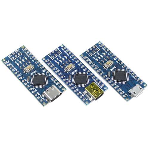 ATMEGA328P开发板 兼容arduino nano V3.0单片机改进版C编程主板