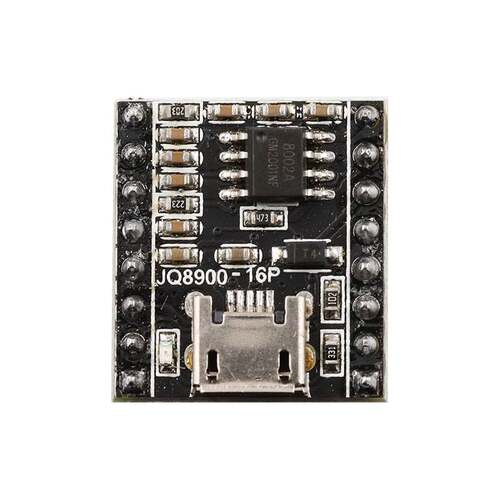 JQ8900-16P语音播报模块 音乐智能语音播报USB串口MP3识别模块