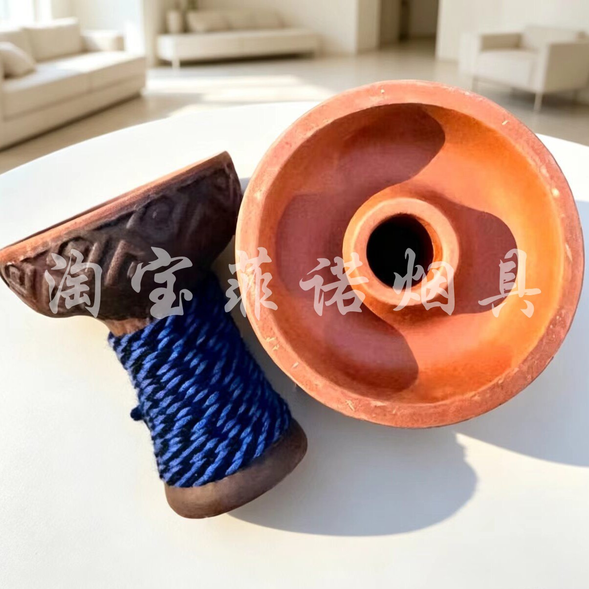 北方小鹿超级冰专用陶瓷烟锅 阿拉伯水烟碗陶瓷材质hookah bowl图片