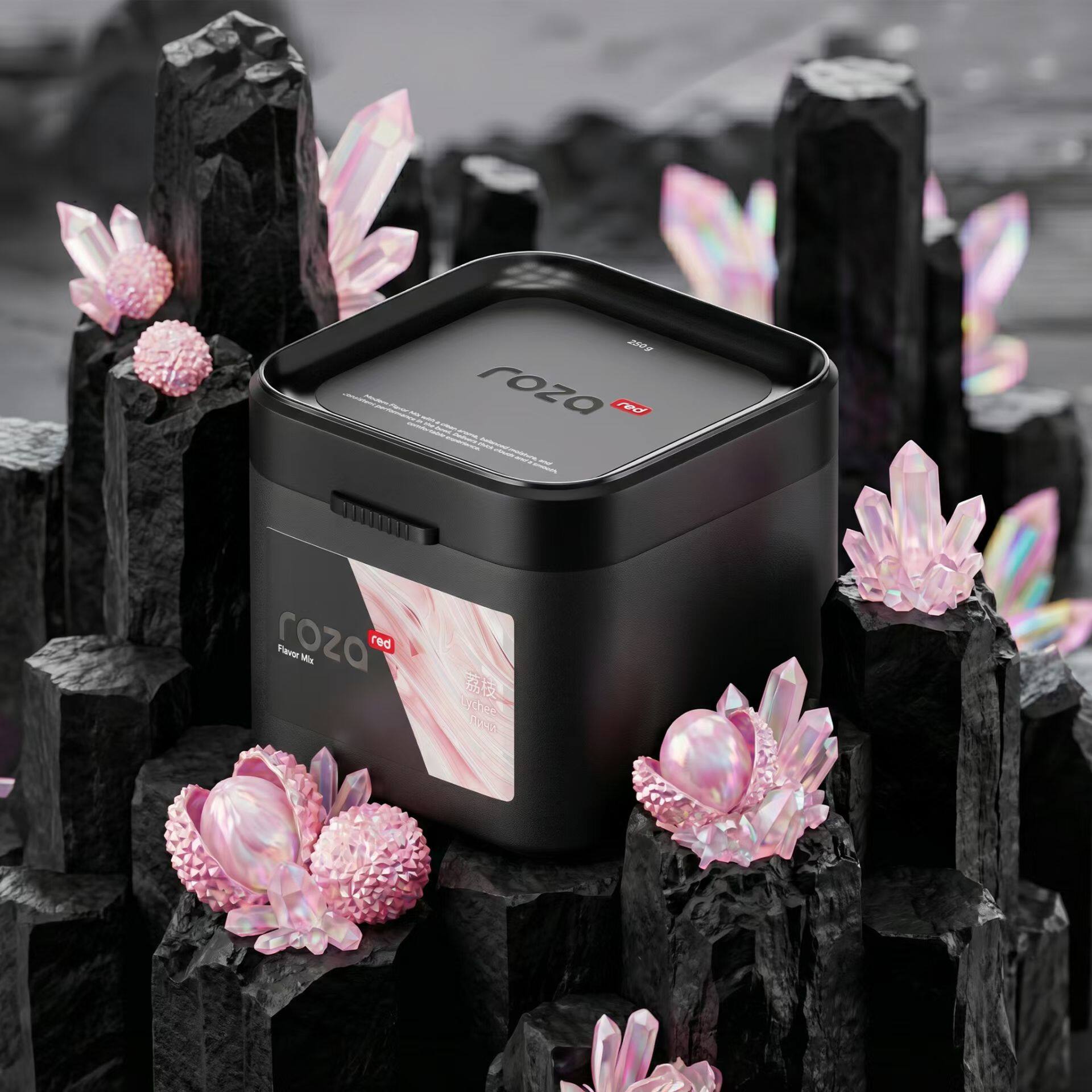 国产Roza无尼古丁大烟雾水烟膏 铁观音 茉莉花黑料 阿拉伯水烟料