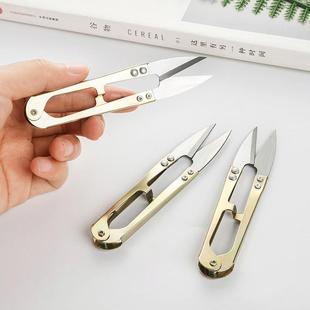 形小剪刀缝纫材料工具手工裁缝剪线头弹簧纱剪十字绣小号剪子