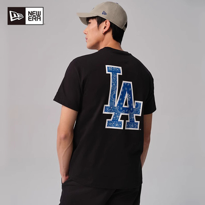 NewEra短袖MLB联名刺绣运动T恤