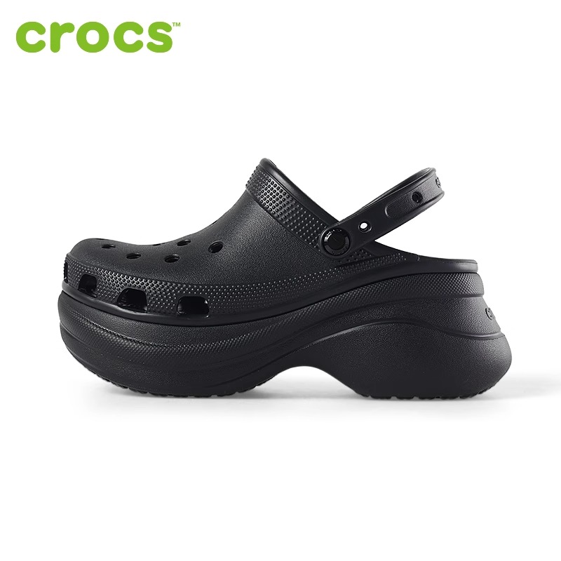 Crocs卡骆驰洞洞鞋厚底高跟凉鞋