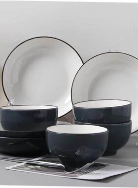 18-piece set of bowls and plates set of ceramic bowls and 1