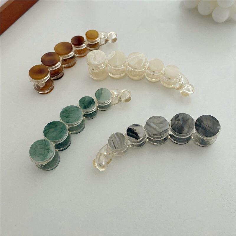 1pc Big Size Acetate Leopard Banana Hair Clips Korean Style