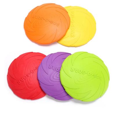 Pretty&Better Silicone Flying Saucer Dog Cat Toy Dog Game F