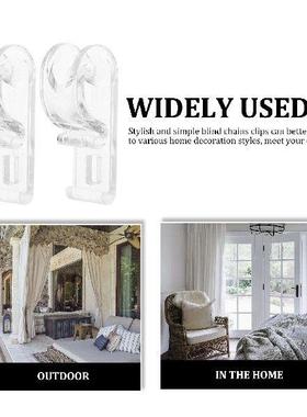 30 Pcs Hooks Clear Clips Roller Blind Fixing Shade Hook