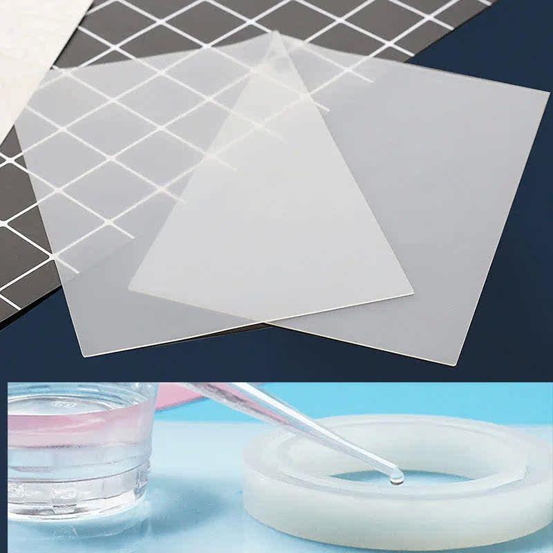 Transparent Silicone Pad Clear Mat Resin Pad for DIY UV Epox