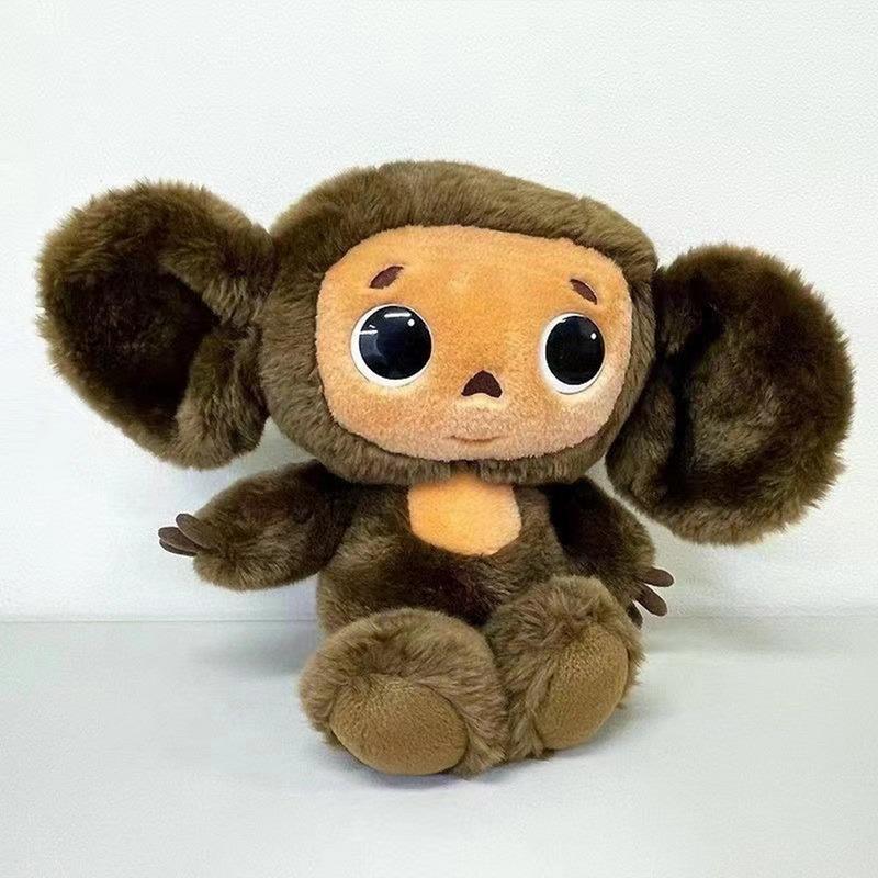 Cheburashka Plush Toy Big Eyes Monkey With Clothes Doll Russ