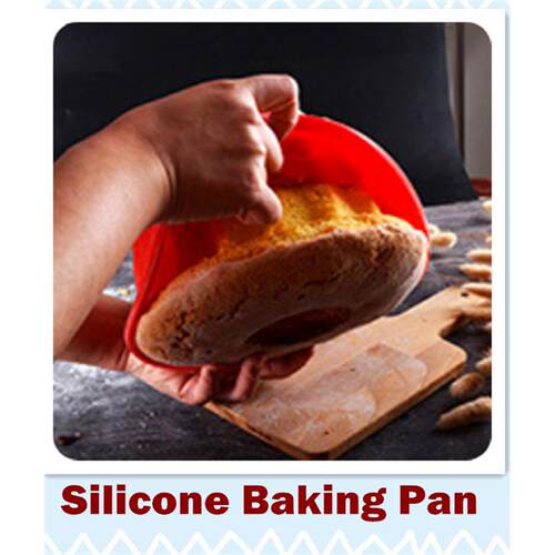Silicone Baking Cake Tube Fluted Square Brownie Pan
