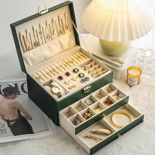jewellery box with lock leather jewelry box princess