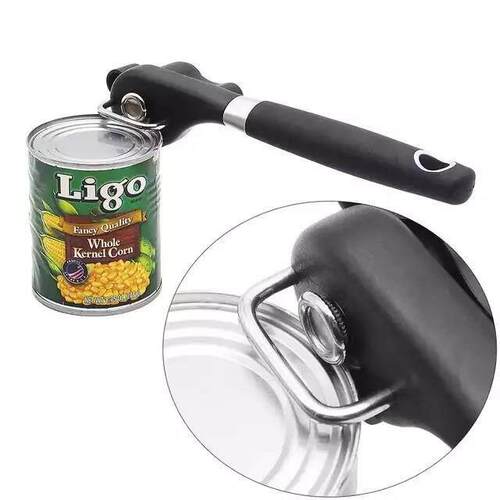 Stainless Steel Manual Can Opener Professional Effortless Op