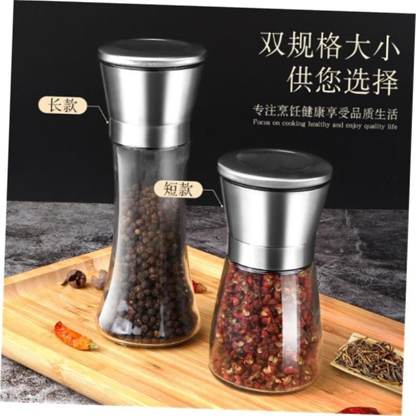 black pepper grinder, pepper, grind powder, salt, seasoning