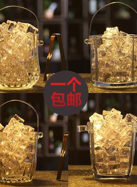 new glass insulated wine beer ice bucket champagne bucket