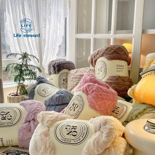 blanket velvet 绒毛毯珊瑚绒毯四季 毯沙发盖毯宠物小毯子Coral