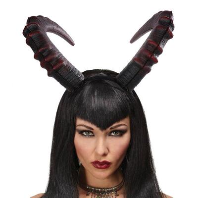 2pcs Halloween decoration devil horn headband for Ghost ball