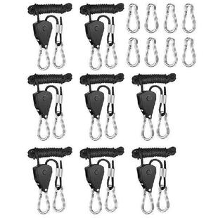 Rope 8Pack Adjustable Hangers Hanger Ratchet