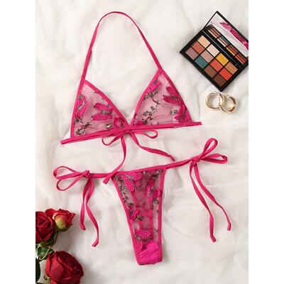 Fun lingerie, three point bra, T-shirt, underwear