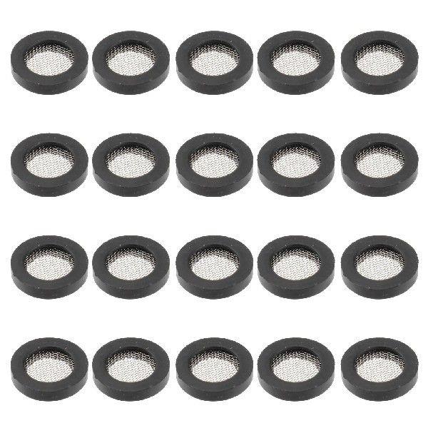 20pcs Wire Mesh Gasket Shower Hose Filter Faucet Sealing