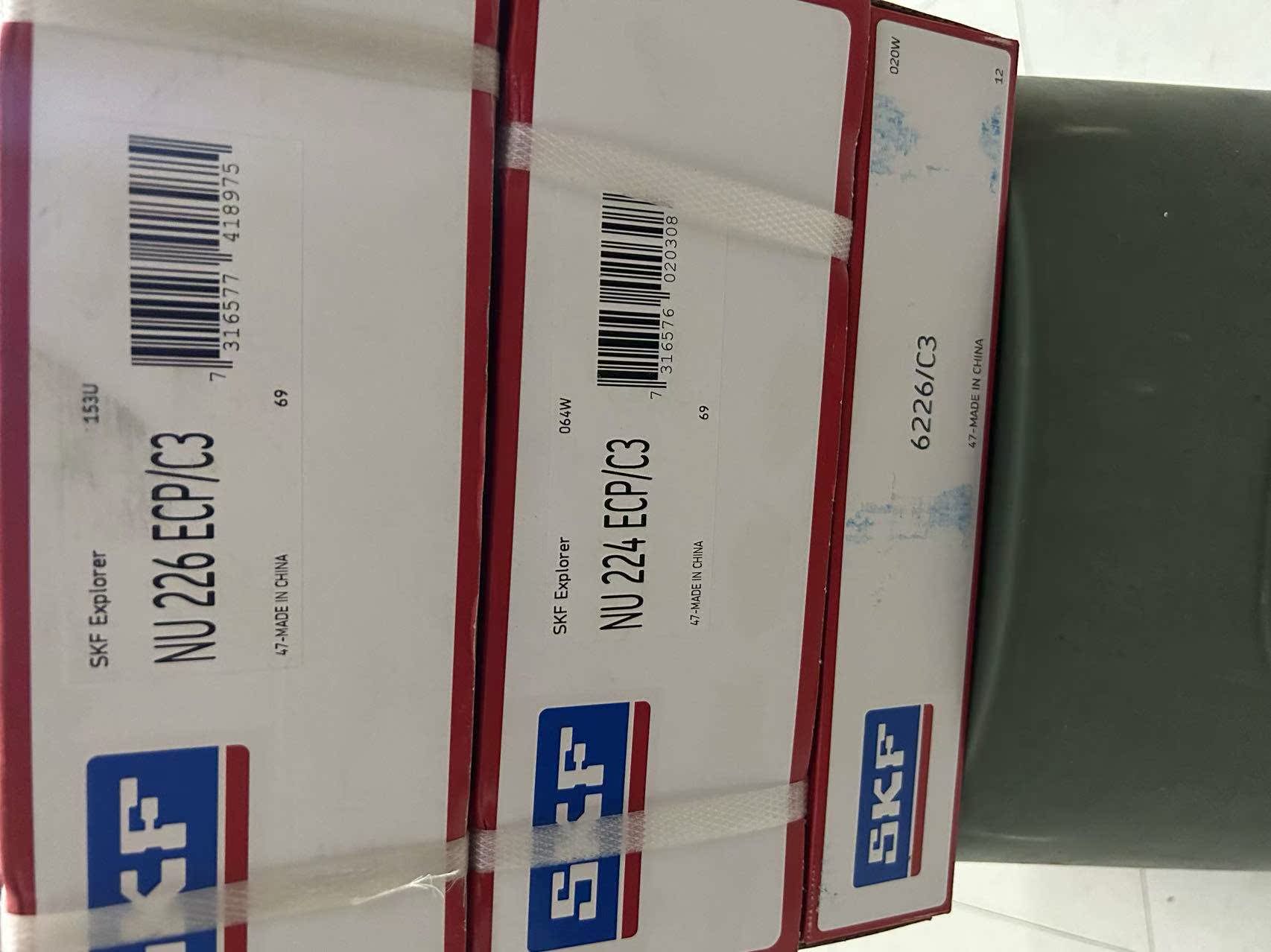 NU204ECP 进口瑞典轴承 带挡边圆柱滚子轴承 机械轴承