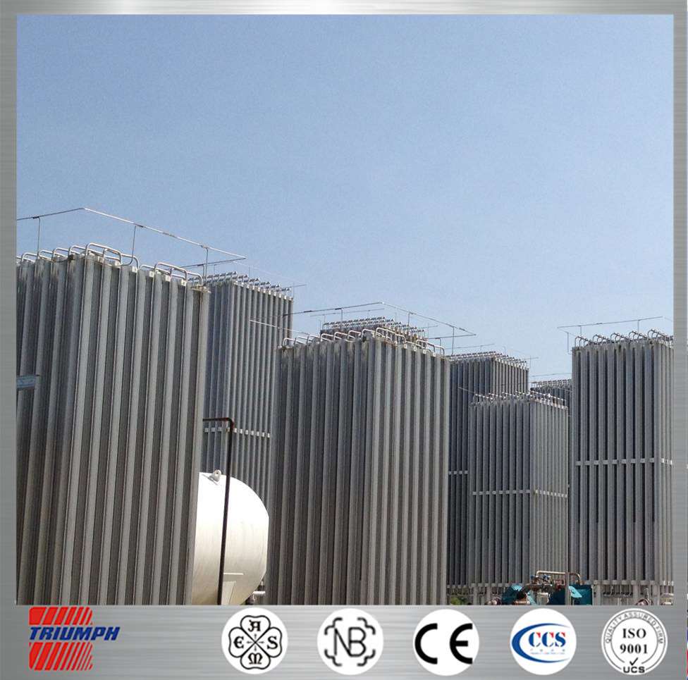 ASME/GB/NB/气化器/水浴式空温式/空温式/LOX/LIN/高效节能/铝制