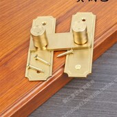 纯铜门搭扣门扣90度明装 木门插销 推拉门锁谷仓移门扣卡扣搭扣老式