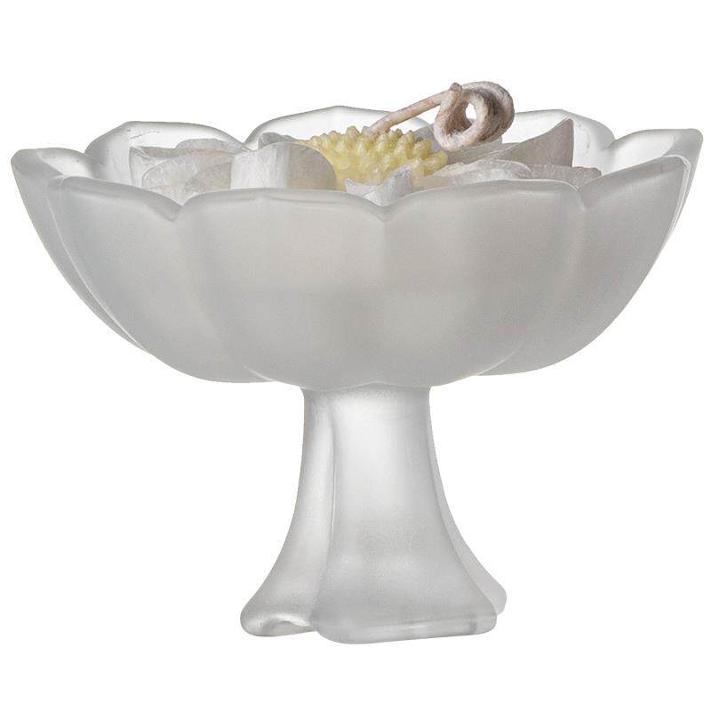 优格莲花盏香薰蜡烛室内家用持久香氛高级感小众女生生日礼物摆件