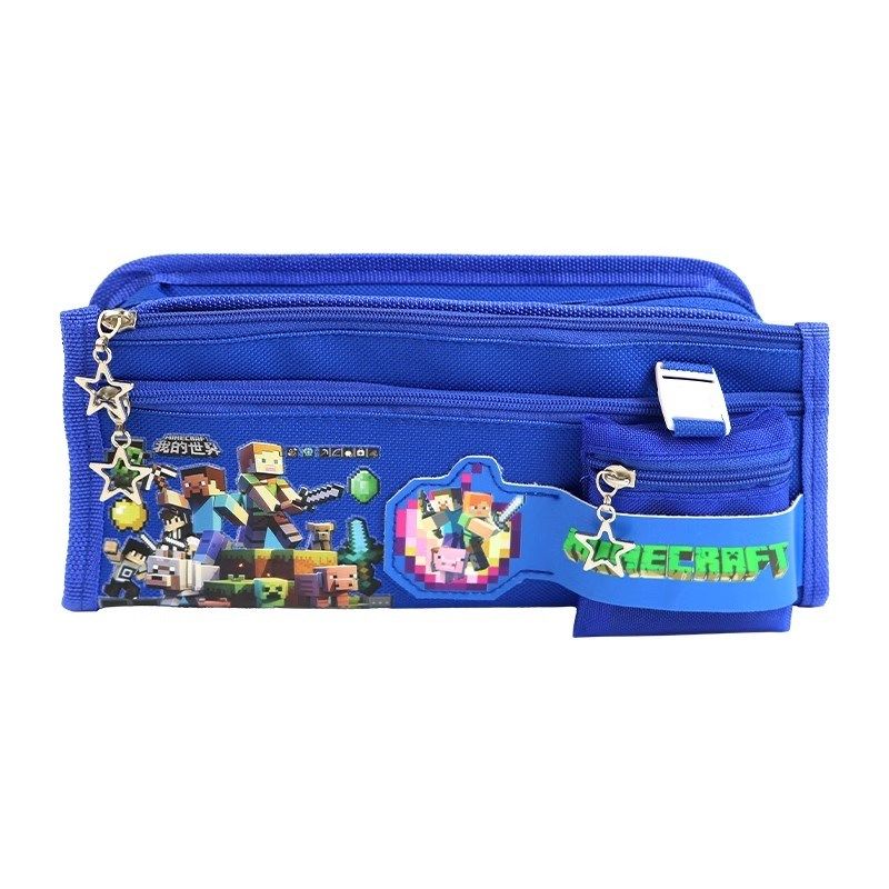 新款我的世界笔袋大容量多层文具盒学生铅笔盒男生男孩子小学生初