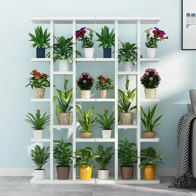 花架置物架客厅花盆架现代落地式多层实木摆放架阳台花架盆栽架子