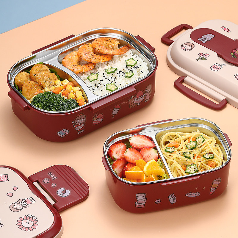 精选304不锈钢饭盒小学生学生专用儿童 大容量上班族分格便当盒餐,餐饮具,饭盒/保温桶/保温提锅,淘宝优惠券,粉丝福利购,淘宝优惠卷