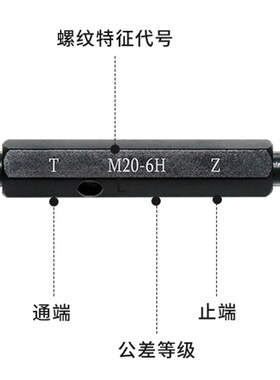 螺纹环规M54M55M56M57M58M59X0.5X0.75X1X1.5X2X3X4X5通止牙塞规