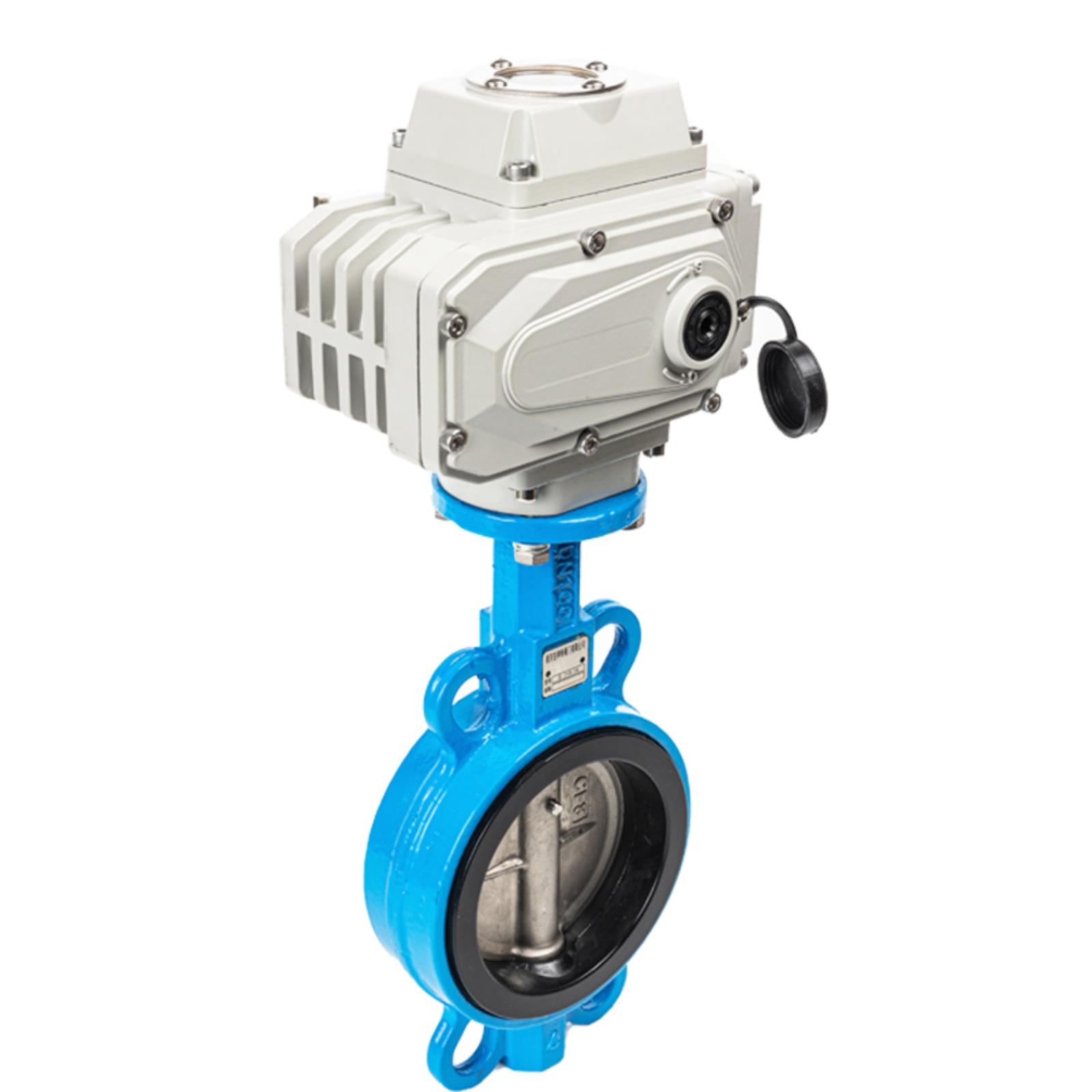 电动蝶阀 D971X 电动对夹式蝶阀 电动阀DN40 50 65 80 100 -DN500