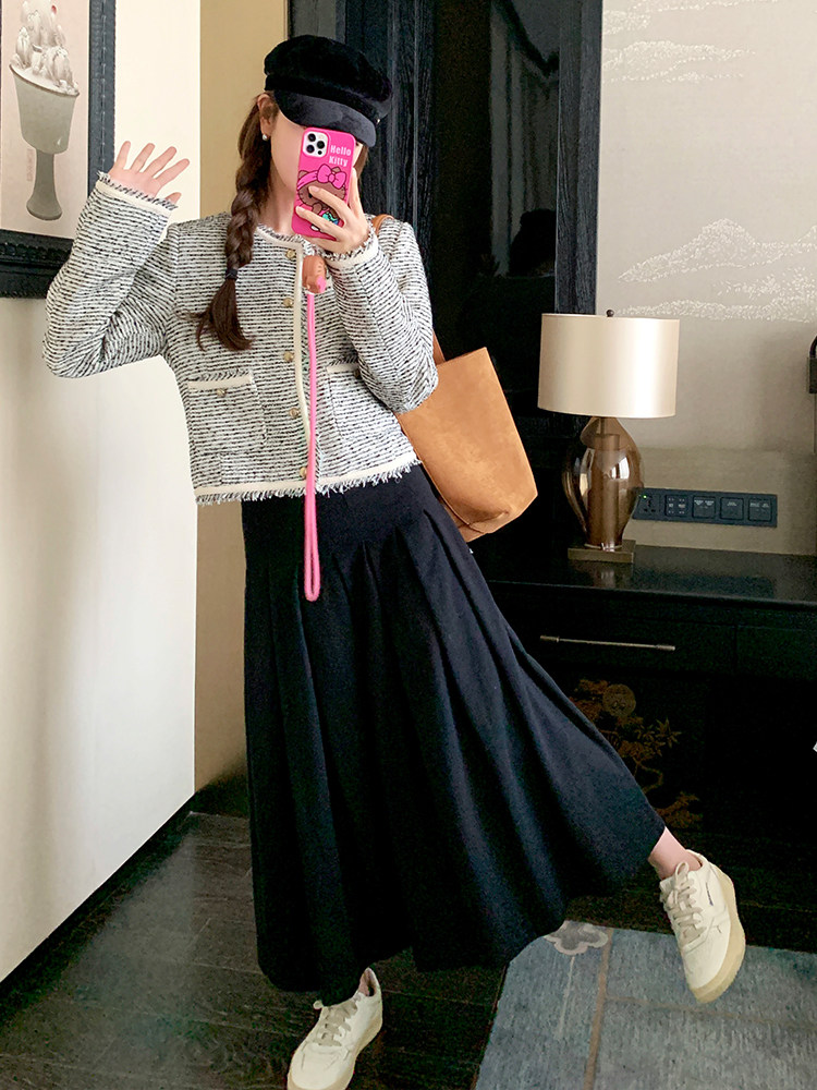 现货】韩版甜美小香风短外套B082-3696-P135K188,女装短外套,浙宝192（原082）