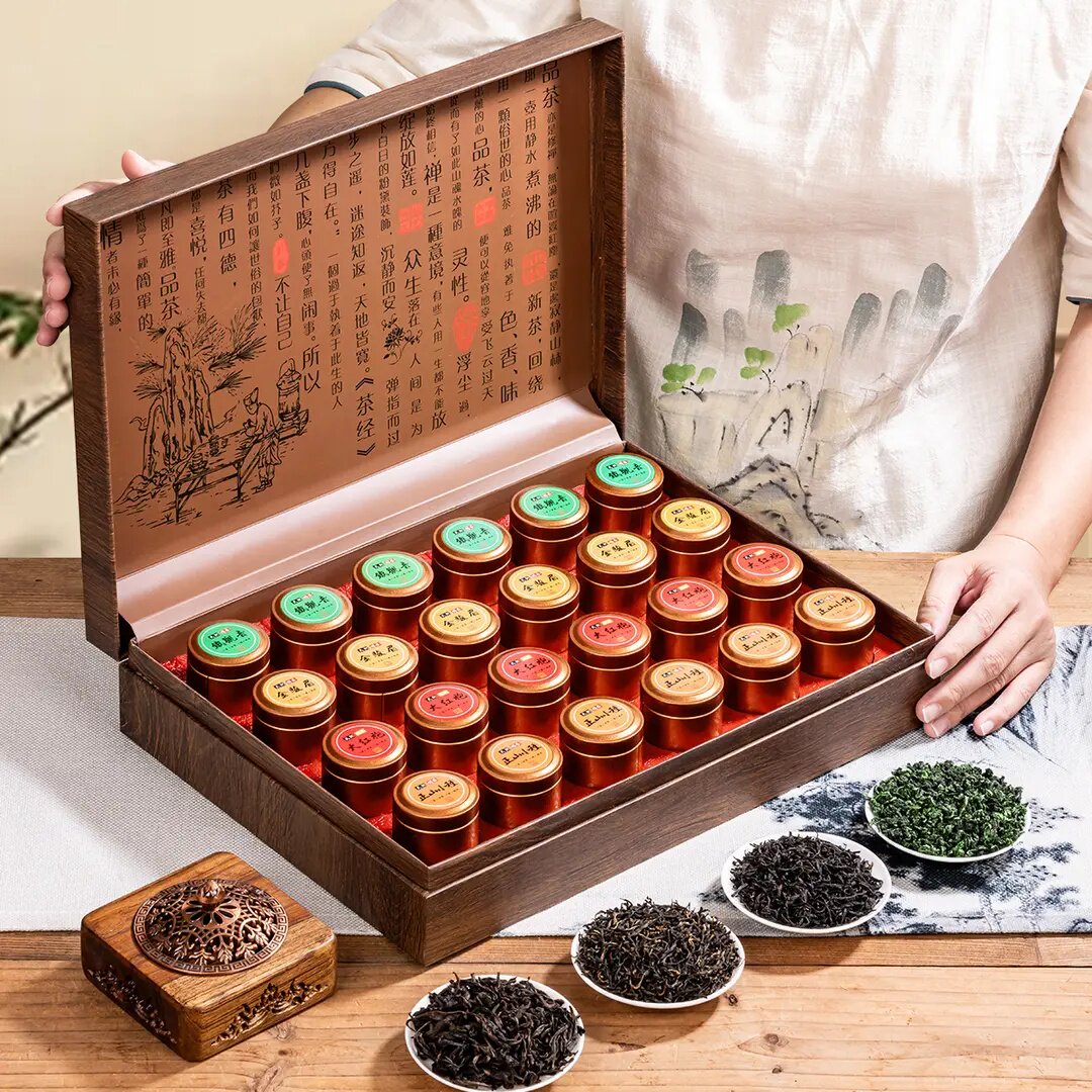 过节送礼四大茗茶礼盒300g