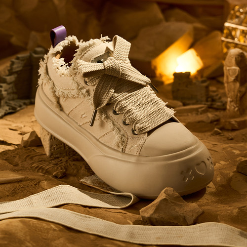 SOAPOPERA厚底帆布鞋2024夏