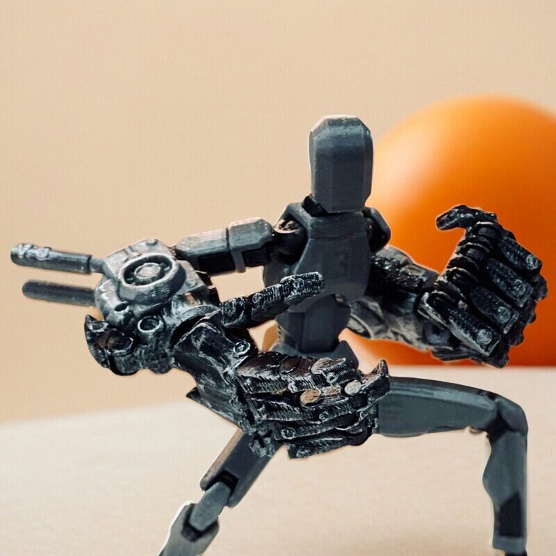 网红机甲幸运13模型关节玩具人偶拼装摆件配件新款可动3d打印