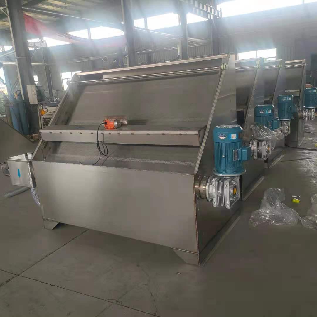 斜筛式干湿固液分离机禽类粪便干湿分离器鸡粪脱水处理设备