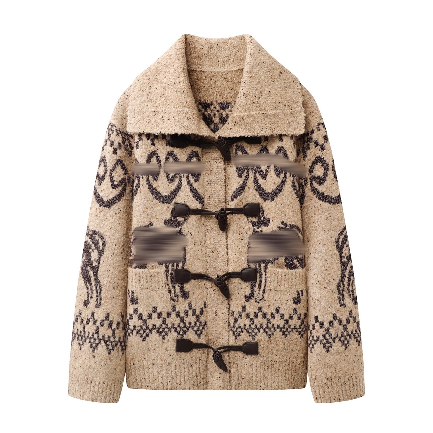 2025冬季新款复古大翻领外套女