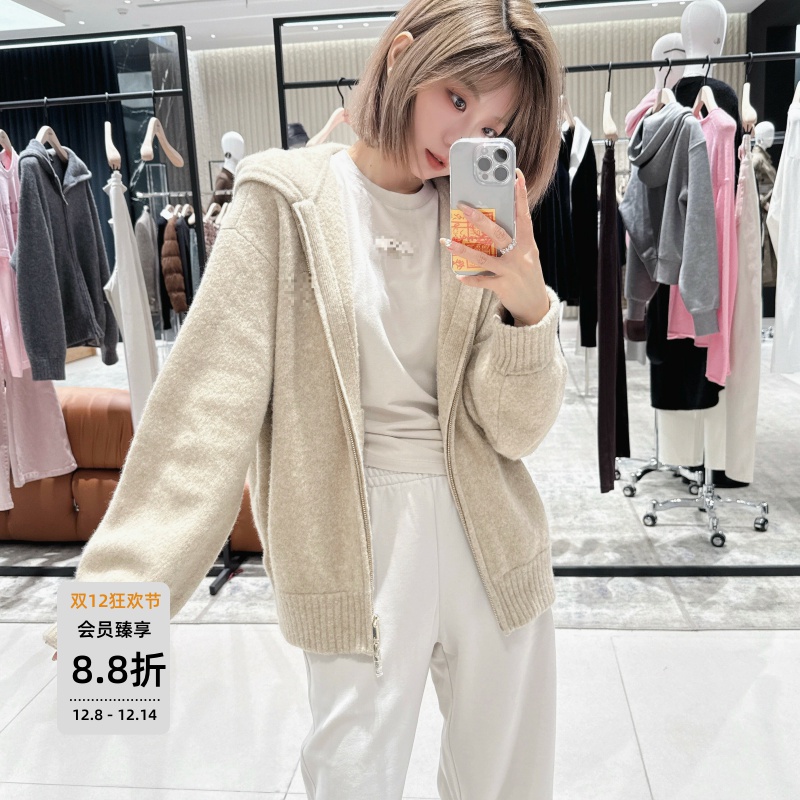 2025冬新品厚实毛衣外套