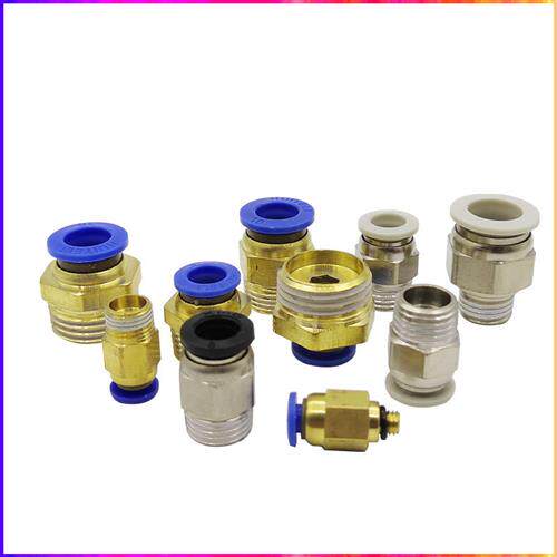 气动快速插气管接头PC8-02螺纹直通4-M5PC6-01PC10-03PC12-04缸16