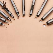 皮带表带皮带冲孔不锈钢圆形冲孔皮革皮具工具气眼冲孔圆柱冲孔