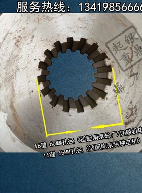 精选YEZ200L2-6 22KW ZD62-4 24KW锥形电机风叶制动轮32T电动葫芦