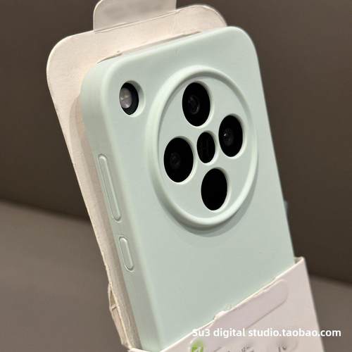软糯薄荷绿全包镜头适用oppoFindX8s手机壳X8Ultra液态硅胶vivo X200pro橡皮擦手感x100s防摔磁吸充电淡青色