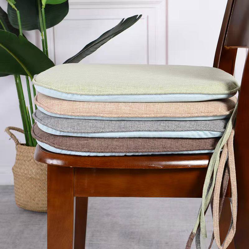 餐桌椅子坐垫实木椅家用马蹄型温莎椅座垫屁股垫轻奢加厚四季通用
