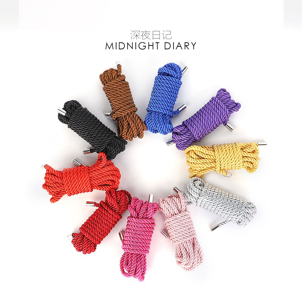 Midnight Diary【送教程】绳艺捆绑配方绳子多色新手柔软日式麻绳
