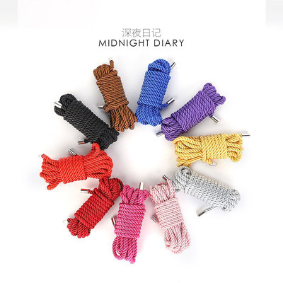 Midnight Diary【送教程】绳艺捆绑配方绳子多色新手柔软日式麻绳