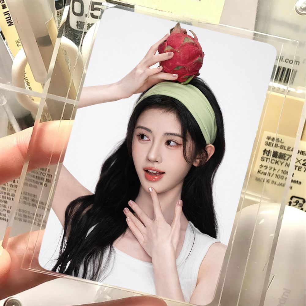 鞠婧祎小卡沪上阿姨周边饭制小红书同款3寸圆角礼物送女生闺蜜