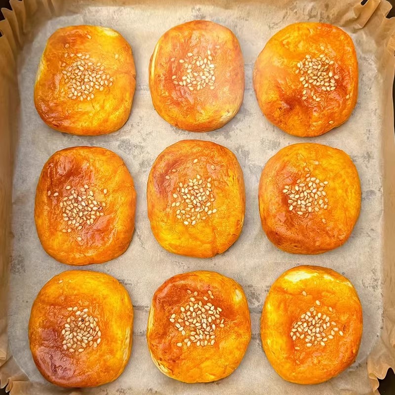 南瓜芝麻麻薯饼馅饼煎饼营养懒人早餐传统糕点半成品速冻食品