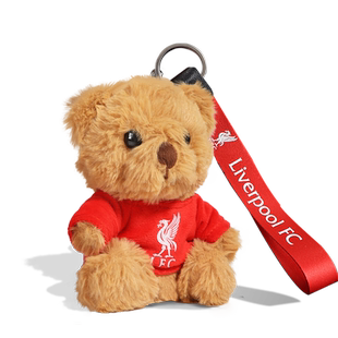 【官方正版】利物浦俱乐部 | 小熊毛绒钥匙扣玩偶挂件萨拉赫